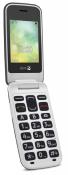 Téléphone Mobile à clapet DORO 2424 - graphite/blanc