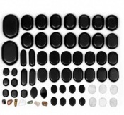 Kit de massage 64 pierres chaudes + coffret