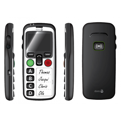 Mobile DORO Secure 580,Blanc 4 touches memo, Géolocalisation