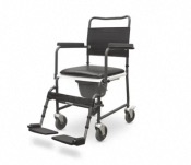 Chaise de  wc avec roues pour le transfert