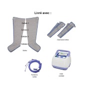 Pressothérapie PRESS 4 Winelec® + 2 bottes | Drainage lymphatique | Jambes lourd ec + 2 bottes