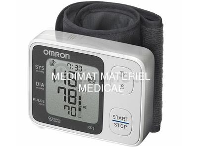 OMRON RS3 TENSIOMÈTRE MONITEUR DE PRESSION ARTÉRIELLE NUMÉRIQUE DE POIGNET AUTOMATIQUE