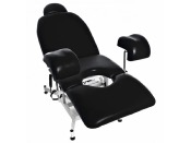 FAUTEUIL ÉLECTRIQUE ARTICULÉ AVEC JAMBIÈRES COULEUR NOIR