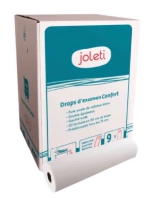 DRAP D'EXAMEN GAUFRÉ COLLÉ JOLETI