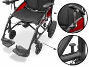 Fauteuil roulant électrique pliant  basic ultra léger  avec un design compact, une grande légèreté et d'excellentes performances