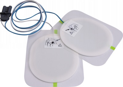 Electrode adulte pré-connectée, la paires 