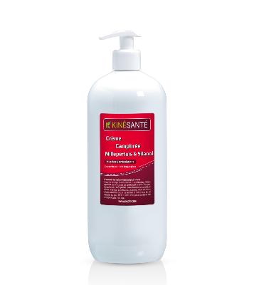 Crème Camphrée Millepertuis & Silanol 1 litres Réserver au Professionnel