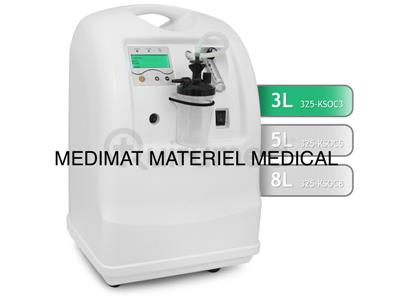 CONCENTRATEUR D'OXYGÈNE 3 LITRES AVEC NÉBULISEUR