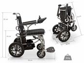 FAUTEUIL ROULANT ÉLECTRIQUE ULTRA-LÉGER 20 kG POUR 160 KG 