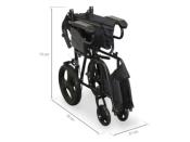 Fauteuil roulant pliant pour le transfert