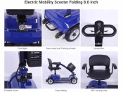 Scooter pliable LUCAS PRO pour personnes handicapées et à mobilité réduite