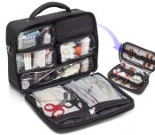 Mallette Médecin Elite Bags DOCTOR - Tissu Noir 