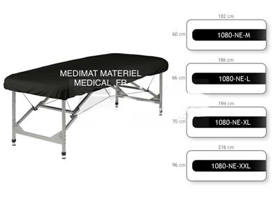 Drap réutilisable noir pour table divan tatouage