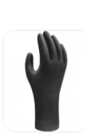 Boîte de 100 gants non poudrés sans latex à usage unique - Showa NOIR 