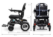 fauteuil roulant électrique WELLCORE 26kg est un excellent produit Garantie 2 ans 