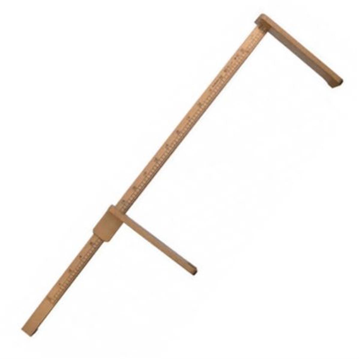 Toise Bebe En Bois Naturel Holtex Plage De Mesure De 0 A 100 Cm Graduation 0 5 Cm Holtex