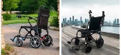 Fauteuil roulant électrique pliant en fibre de carbone Libercar Nova 11 kg 