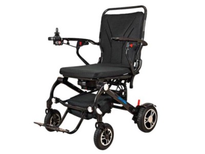 Fauteuil roulant électrique pliant en fibre de carbone – Libercar Karbon ultra léger 15 kg
