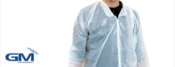 blouse impermeable blanche taillle XL cartons 144 unitées 