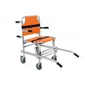 Chaise portoir Evacuation/Transfert, orange, 159 Kgs - 4 roues -ORANGE