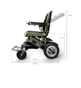 Fauteuil roulant électrique chassis renforcés supporte 135kg 