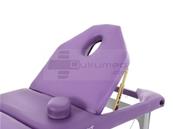 Table pliante de massage en aluminium 186 x 66 cm épaisseur 14 cm - Mauve