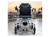 Fauteuil roulant électrique Libercar Lena léger pliable avec batterie lithium 10 Ah télécommande et support passager