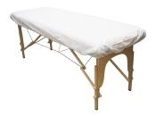 Housse de table de massage ajustable en flanelle de coton 186 x 66 cm