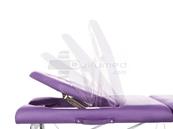 Table pliante de massage en aluminium 186 x 66 cm épaisseur 14 cm - Mauve