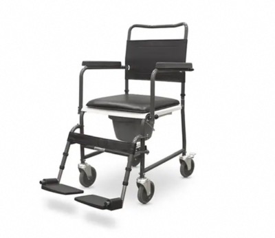 Chaise de  wc avec roues pour le transfert