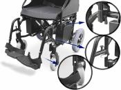 Fauteuil roulant électrique pliant Easy plus 