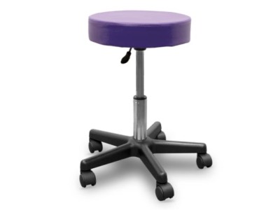 Tabouret avec base roulante et vérin à gaz