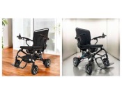 Fauteuil roulant électrique pliant en fibre de carbone – Libercar Karbon ultra léger 15 kg