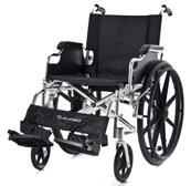 FAUTEUIL ROULANT EN ALUMINIUM LEGER 15KG PLIANT LARGEUR ASSISE 46 CM