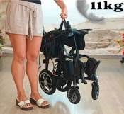 Fauteuil roulant électrique pliant en fibre de carbone Libercar Nova 11 kg 