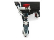 Fauteuil roulant électrique Libercar Lena léger pliable avec batterie lithium 10 Ah télécommande et support passager