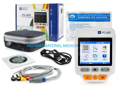 ÉLECTROCARDIOGRAPHE PORTABLE ECG DE 3 PISTES