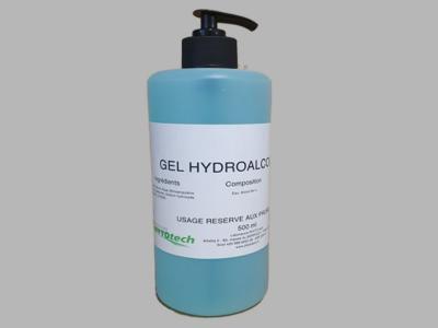 Gel hydroalcoolique  Désinfection des mains 1000 ml 