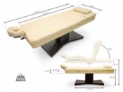 Table de massage SPA électrique base noire montée verticale