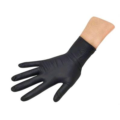 Gant nitrile noir sans poudre boite 100 