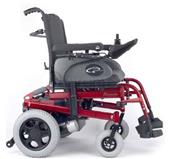 FAUTEUIL ROULANT ÉLECTRIQUE RUMBA DE SUNRISE MEDICAL 42 CM ROUGE